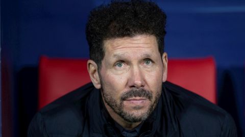 El entrenador del Atl&eacute;tico de Madrid, Cholo Simeone