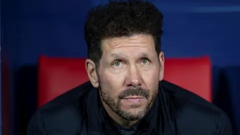 El entrenador del Atlético de Madrid, Cholo Simeone El entrenador del Atlético de Madrid, Cholo Simeone