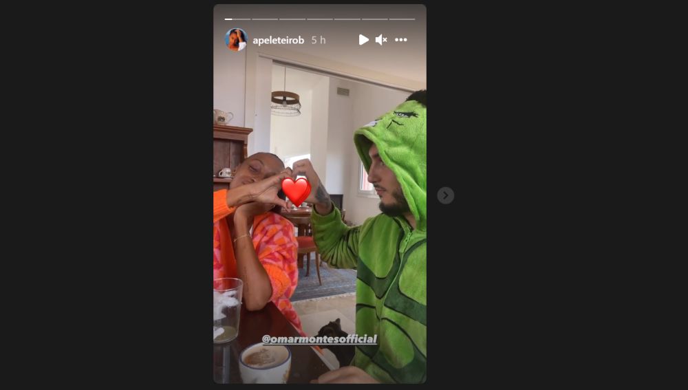 Historia de Instagram de Ana Peleteiro 