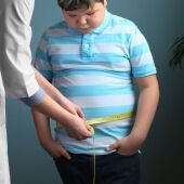 Niño con sobrepeso