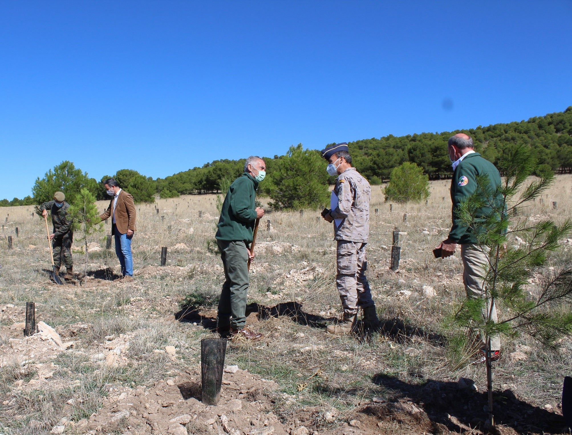 La Fundación Iberdrola España inaugura la reforestación del Centro de Adiestramiento de Chinchilla La Fundación Iberdrola España inaugura la reforestación del Centro de Adiestramiento de Chinchilla