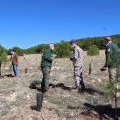 La Fundación Iberdrola España inaugura la reforestación del Centro de Adiestramiento de Chinchilla