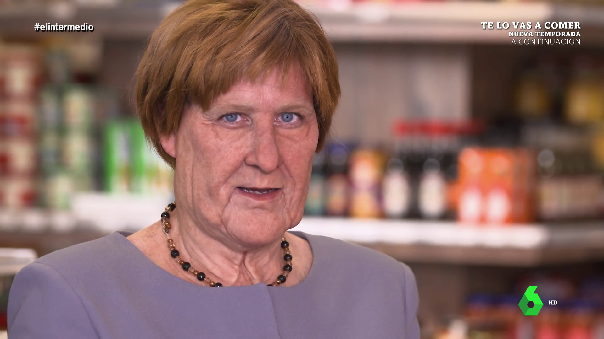 La imitación de Joaquín Reyes a Ángela Merkel: "Lo que más me ha dolido es que han dicho que visto siempre igual" La imitación de Joaquín Reyes a Ángela Merkel: "Lo que más me ha dolido es que han dicho que visto siempre igual"