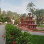 Fuente en el parque municipal de Elche.