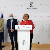 Carmen Olmedo durante la rueda de prensa Carmen Olmedo durante la rueda de prensa