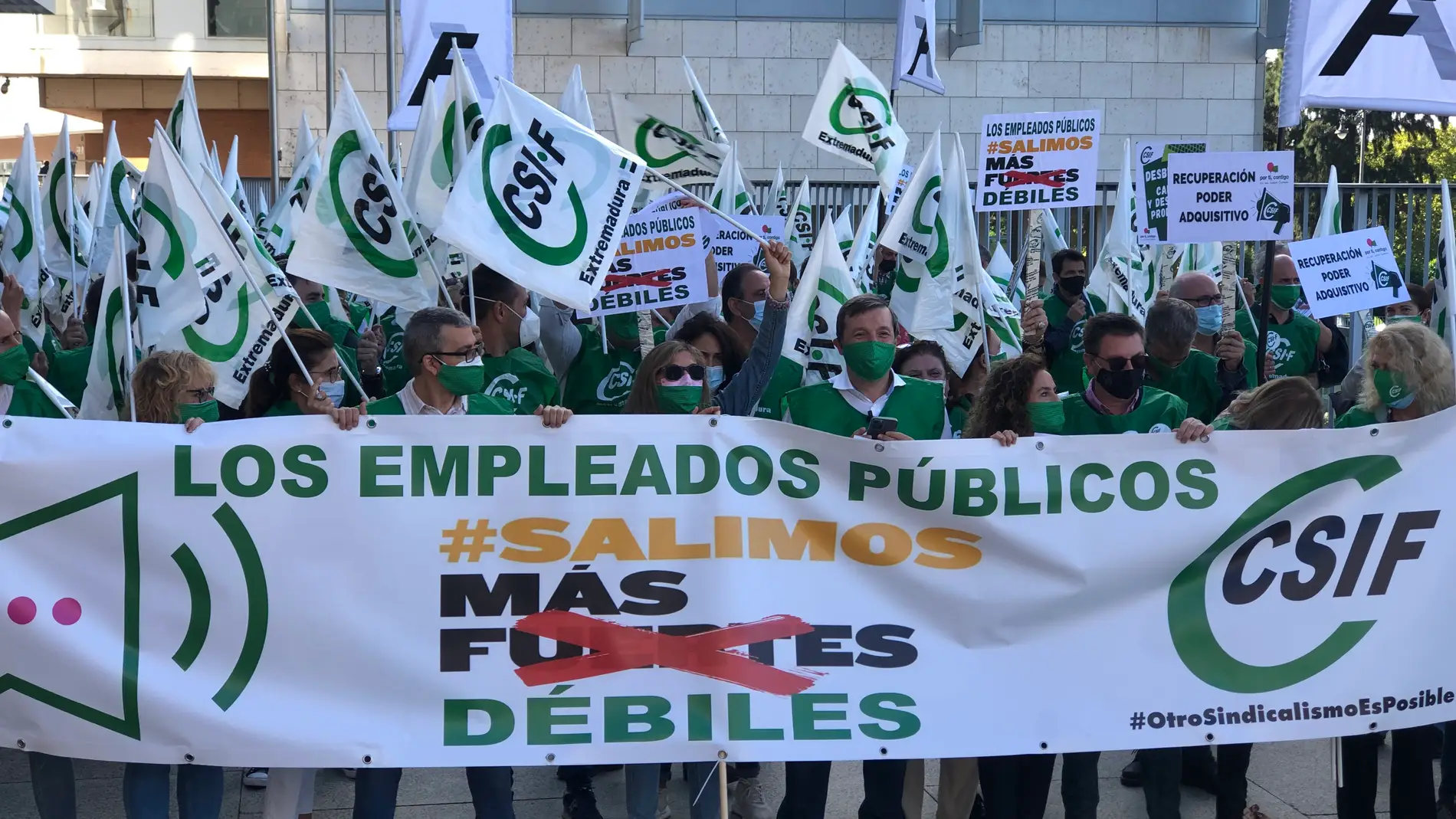 CSIF Extremadura reclama la subida del 2% para los empleados públicos extremeños
