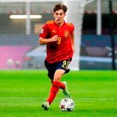 Gavi se ha convertido en el debutante más joven de la historia de la selección española
