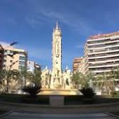 Fuente de la plaza de Los Luceros de Alicante 