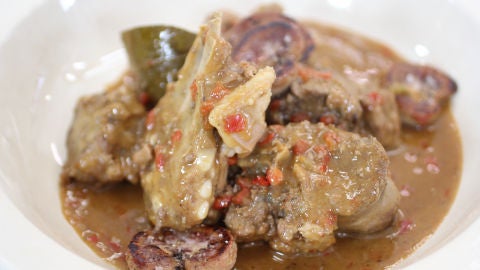 Receta de Robin Food de caldereta de cabrito 