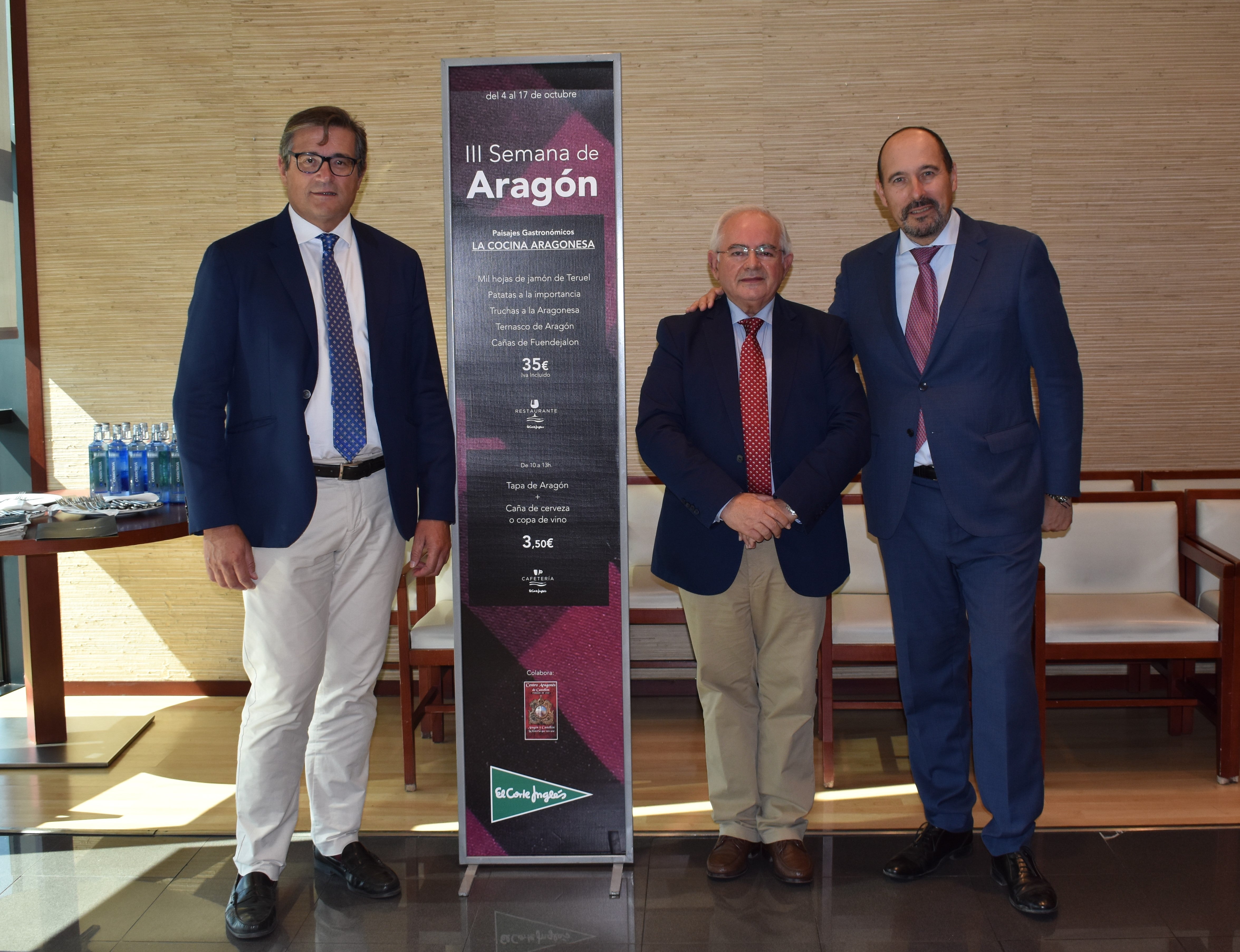 El Corte Inglés celebra por tercer año las jornadas gastronómicas de Aragón El Corte Inglés celebra por tercer año las jornadas gastronómicas de Aragón