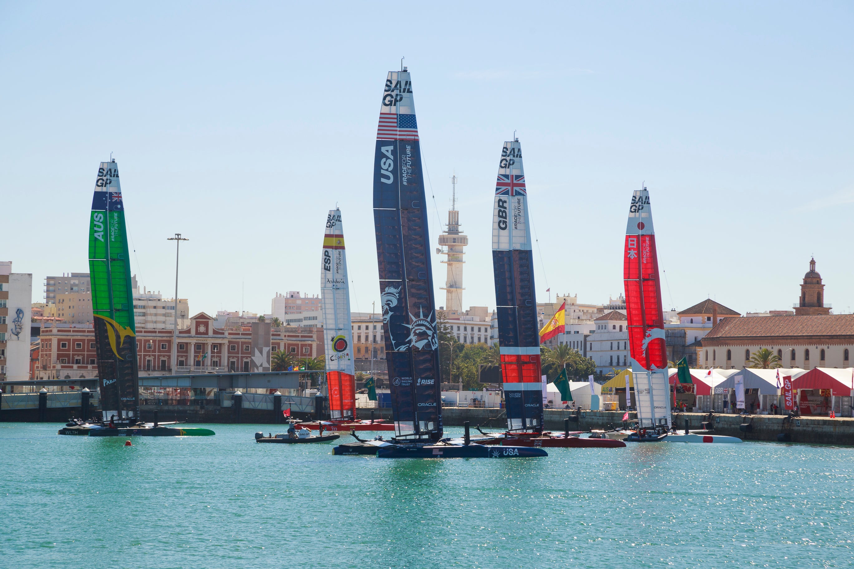 La 'Sail Gp' se queda en Cádiz dos temporadas más La 'Sail Gp' se queda en Cádiz dos temporadas más