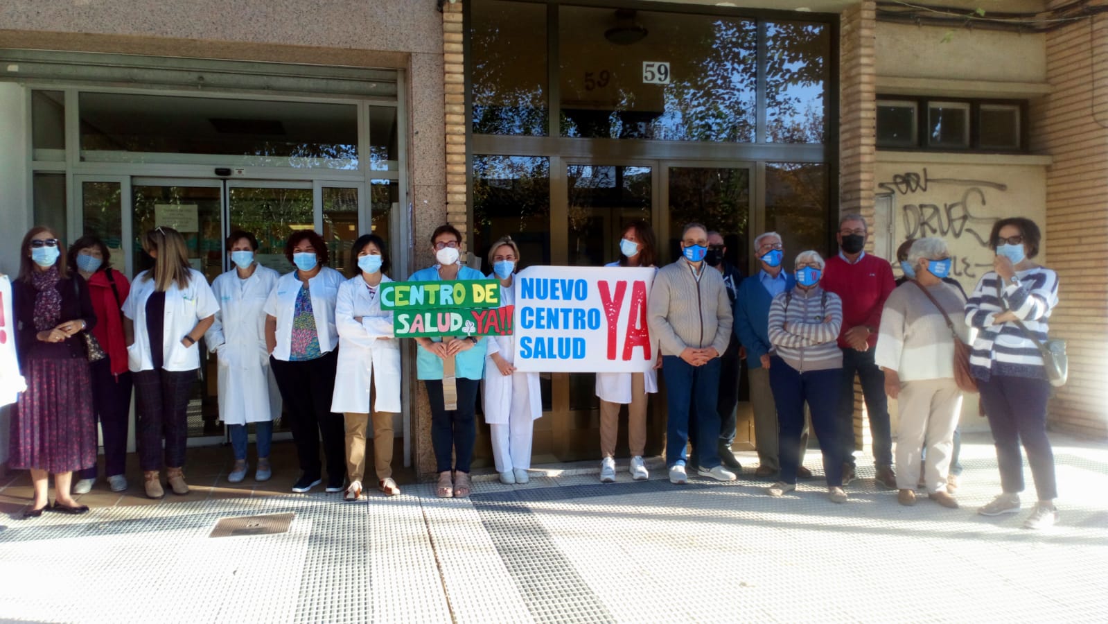 Nueva concentración para reclamar el centro de salud Nueva concentración para reclamar el centro de salud