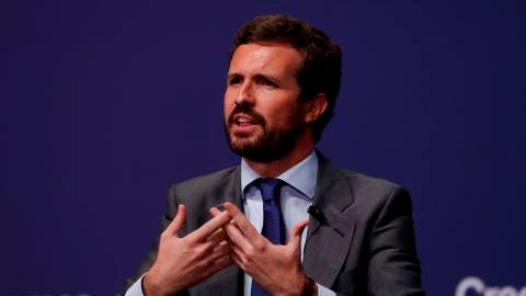 El l&iacute;der del PP, Pablo Casado