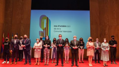 Acto del 9 d'Octubre de 2021 celebrado en el Gran Teatro de Elche.