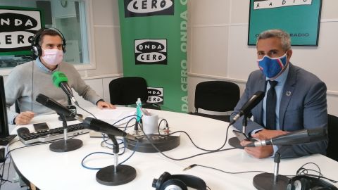 Pablo Zuloaga con Javier Barbero