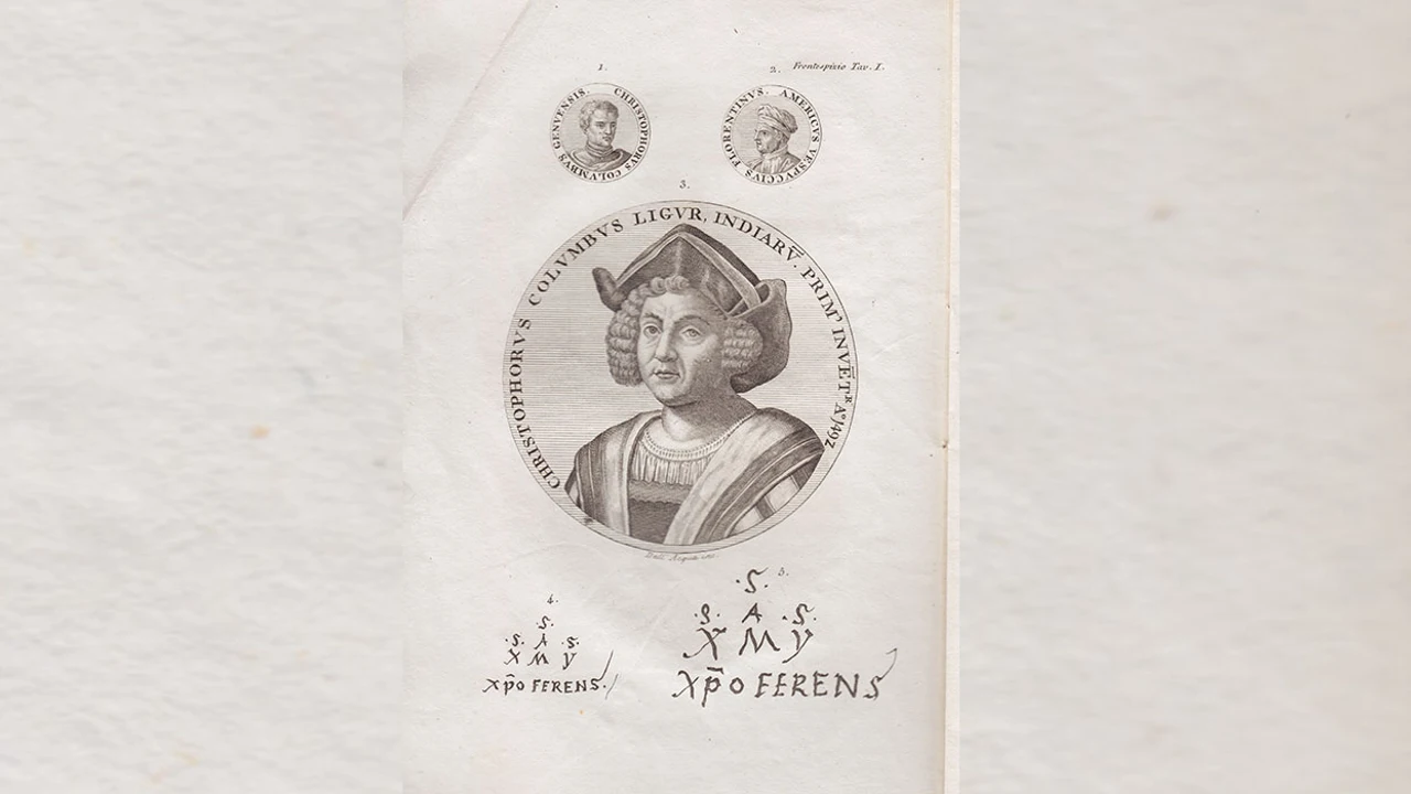 Imagen del descubridor de América, Cristóbal Colón