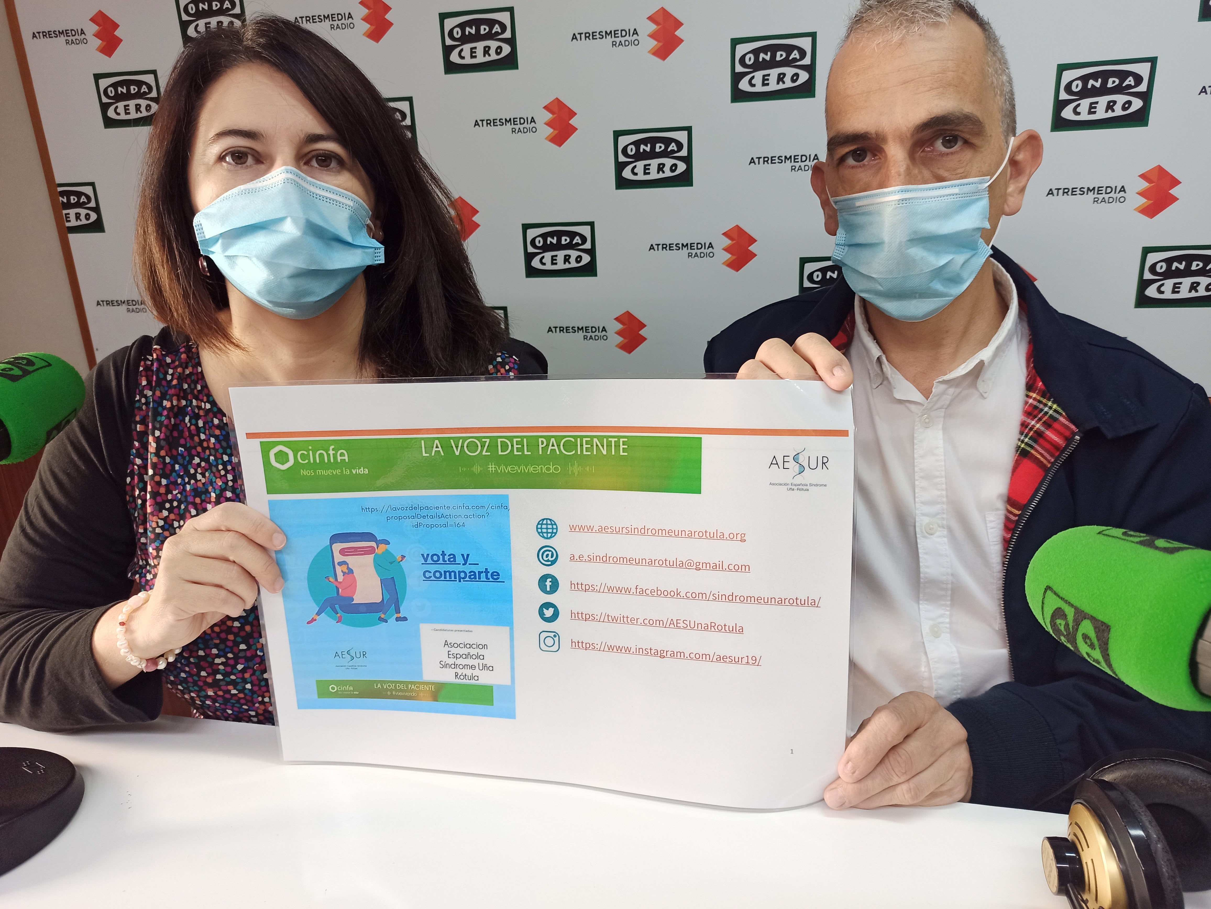 AESUR participa en la iniciativa "La voz del paciente" de Laboratorios Cinfa AESUR participa en la iniciativa "La voz del paciente" de Laboratorios Cinfa