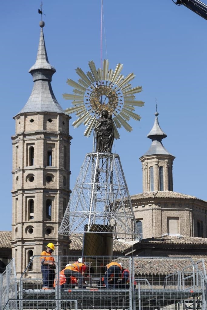 Todo listo para la Ofrenda de Flores a la Virgen Todo listo para la Ofrenda de Flores a la Virgen