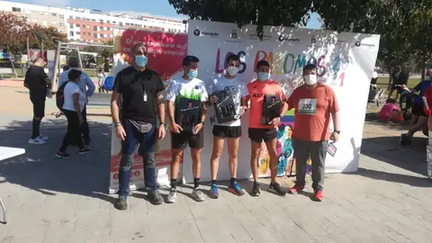 Casi 300 personas participan en Badajoz en la V Carrera de la diversidad en el marco de los palomos 2021 Badajoz