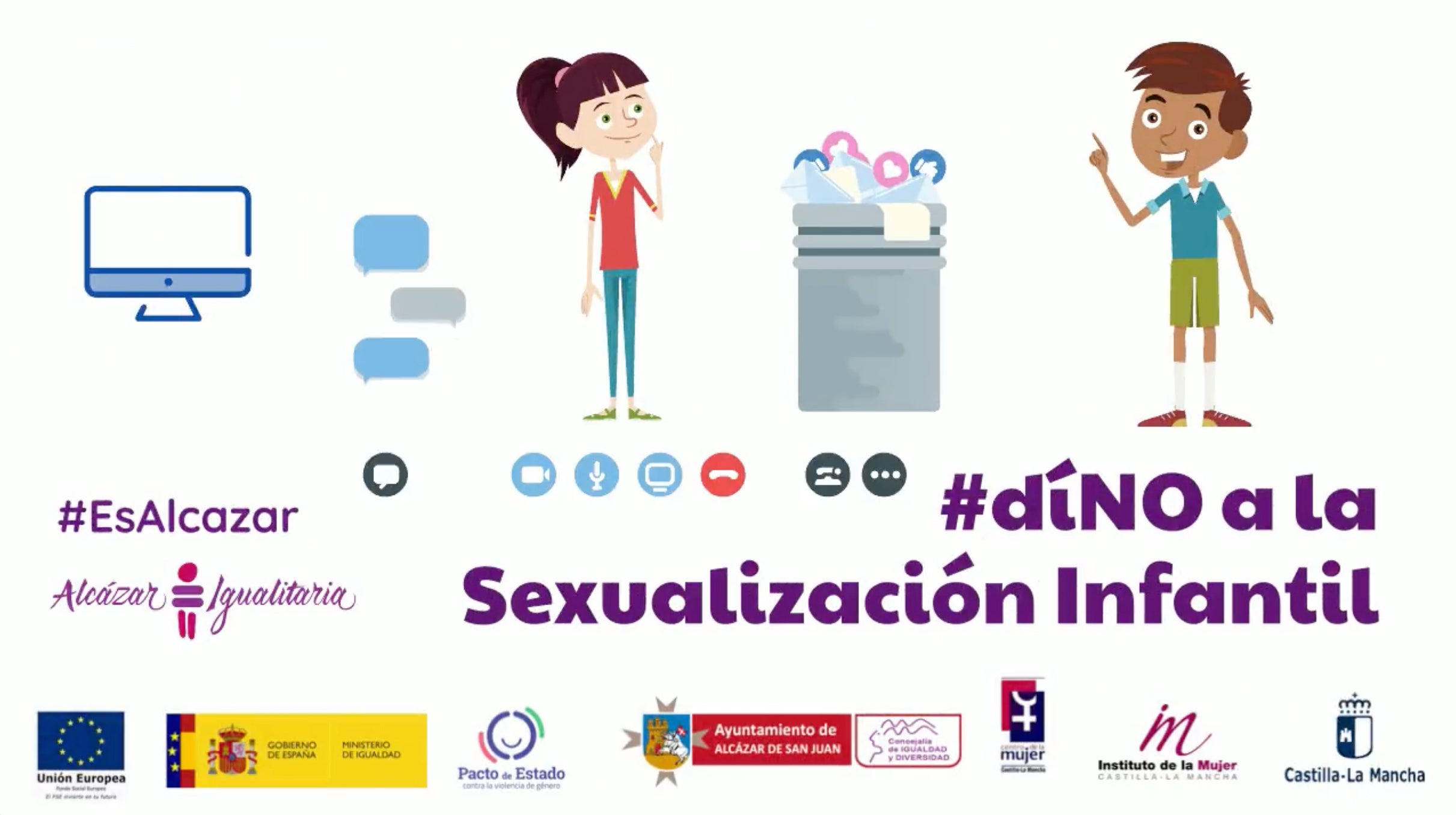 El Centro de la Mujer de Alcázar ha elaborado una videoguía contra la sexualización infantil El Centro de la Mujer de Alcázar ha elaborado una videoguía contra la sexualización infantil