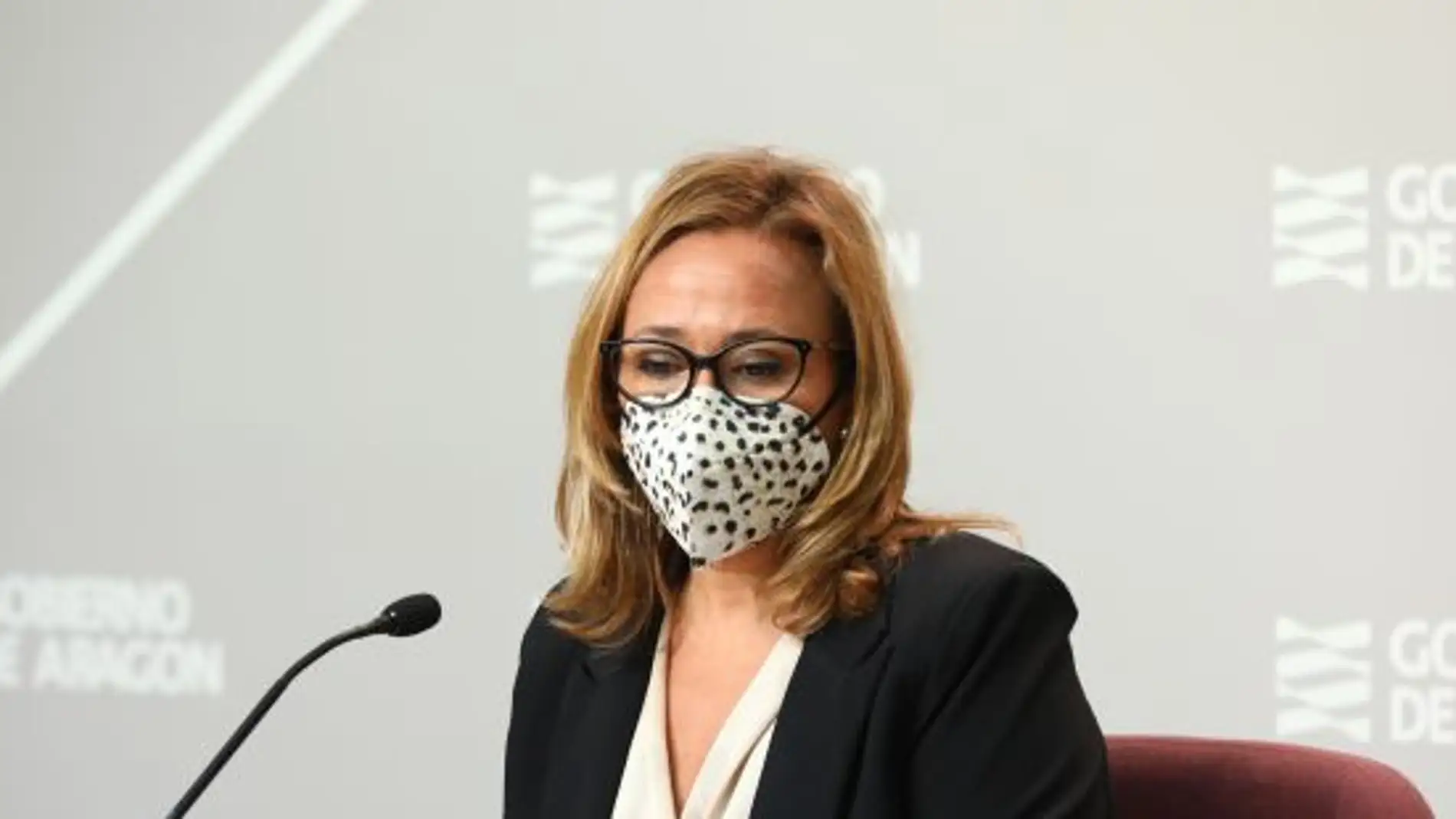 La consejera Mayte Pérez, durante la rueda de prensa