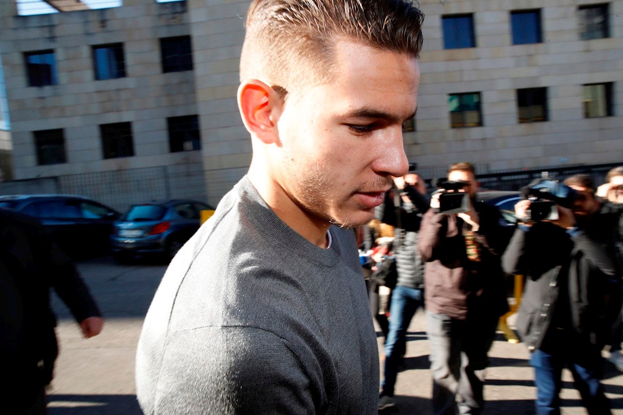 La Audiencia de Madrid suspende el ingreso en prisión del futbolista Lucas Hernández La Audiencia de Madrid suspende el ingreso en prisión del futbolista Lucas Hernández