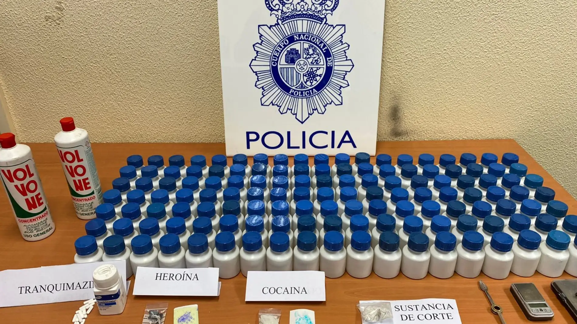 La Policía Nacional desactiva un punto de venta de droga en Palencia capital