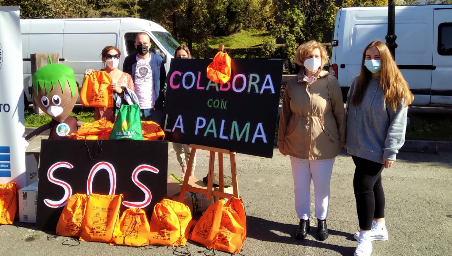 REPORTAJE: El Instituto de Infiesto comienza una campaña solidaria con los vecinos de La Palma REPORTAJE: El Instituto de Infiesto comienza una campaña solidaria con los vecinos de La Palma