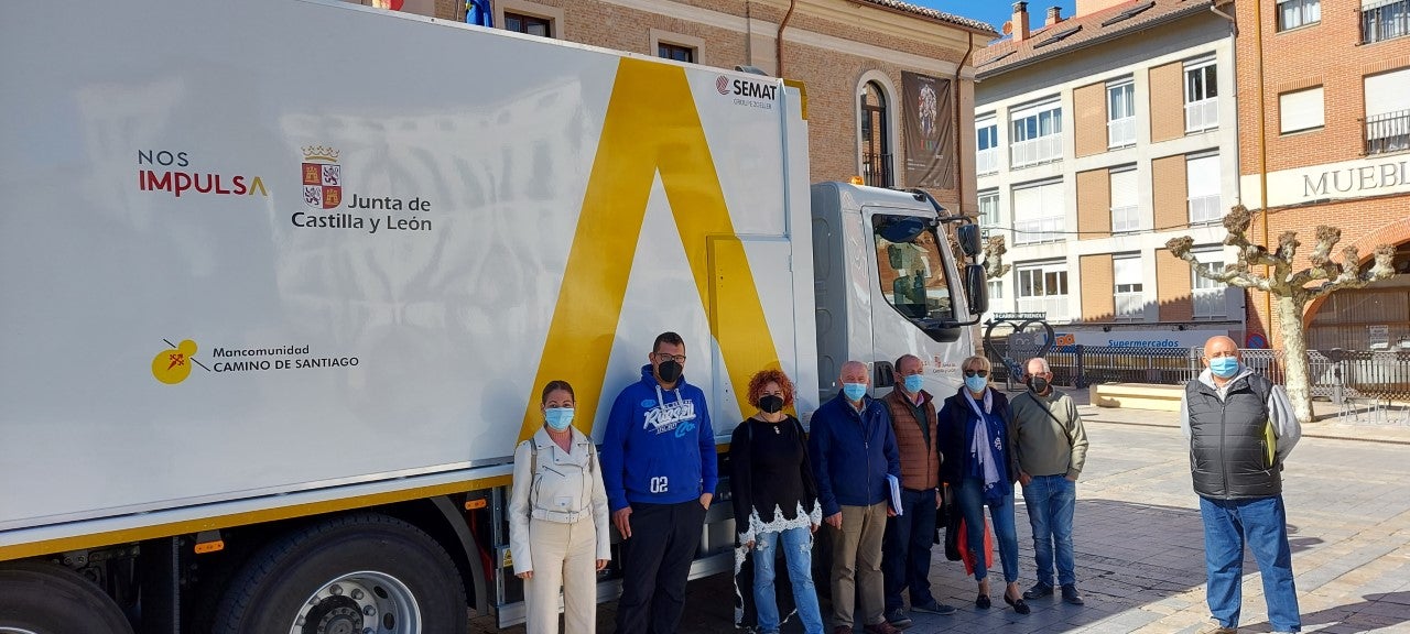 Nuevo camión de la mancomunidad del Camino de Santiago Nuevo camión de la mancomunidad del Camino de Santiago
