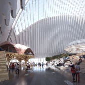 Recreación del interior del futuro CaixaForum València