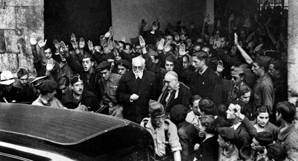 Analizamos el enfrentamiento entre Millán-Astray y Unamuno: "Venceréis pero no convenceréis" Analizamos el enfrentamiento entre Millán-Astray y Unamuno: "Venceréis pero no convenceréis"