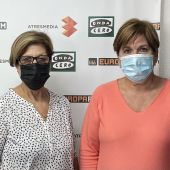 Elvila López y Valentina Márquez, presidenta y vicepresidenta de Ágora.