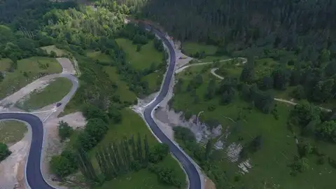 La reapertura de carretera de Espés alivia el cierre de la N-260 La reapertura de carretera de Espés alivia el cierre de la N-260