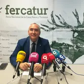 Carlos Marín durante la presentación de FERCATUR Carlos Marín durante la presentación de FERCATUR