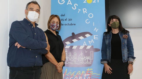 De izquierda a derecha Vicente Seva, María José San Román y Julia Parra De izquierda a derecha Vicente Seva, María José San Román y Julia Parra