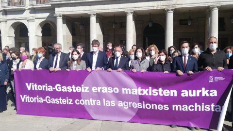 Concentraci&oacute;n contra la violencia machista 