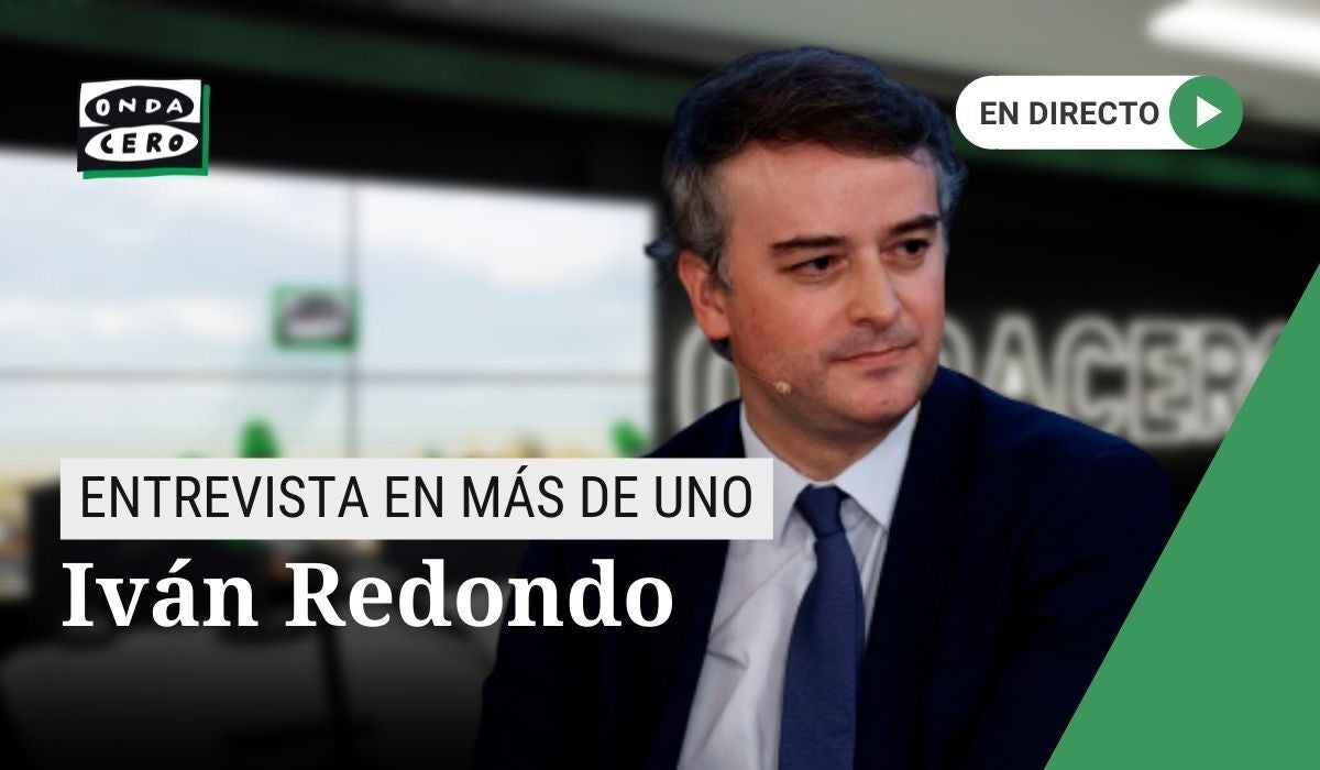 Carlos Alsina entrevista este jueves a Iván Redondo en "Más de uno" Carlos Alsina entrevista este jueves a Iván Redondo en "Más de uno"