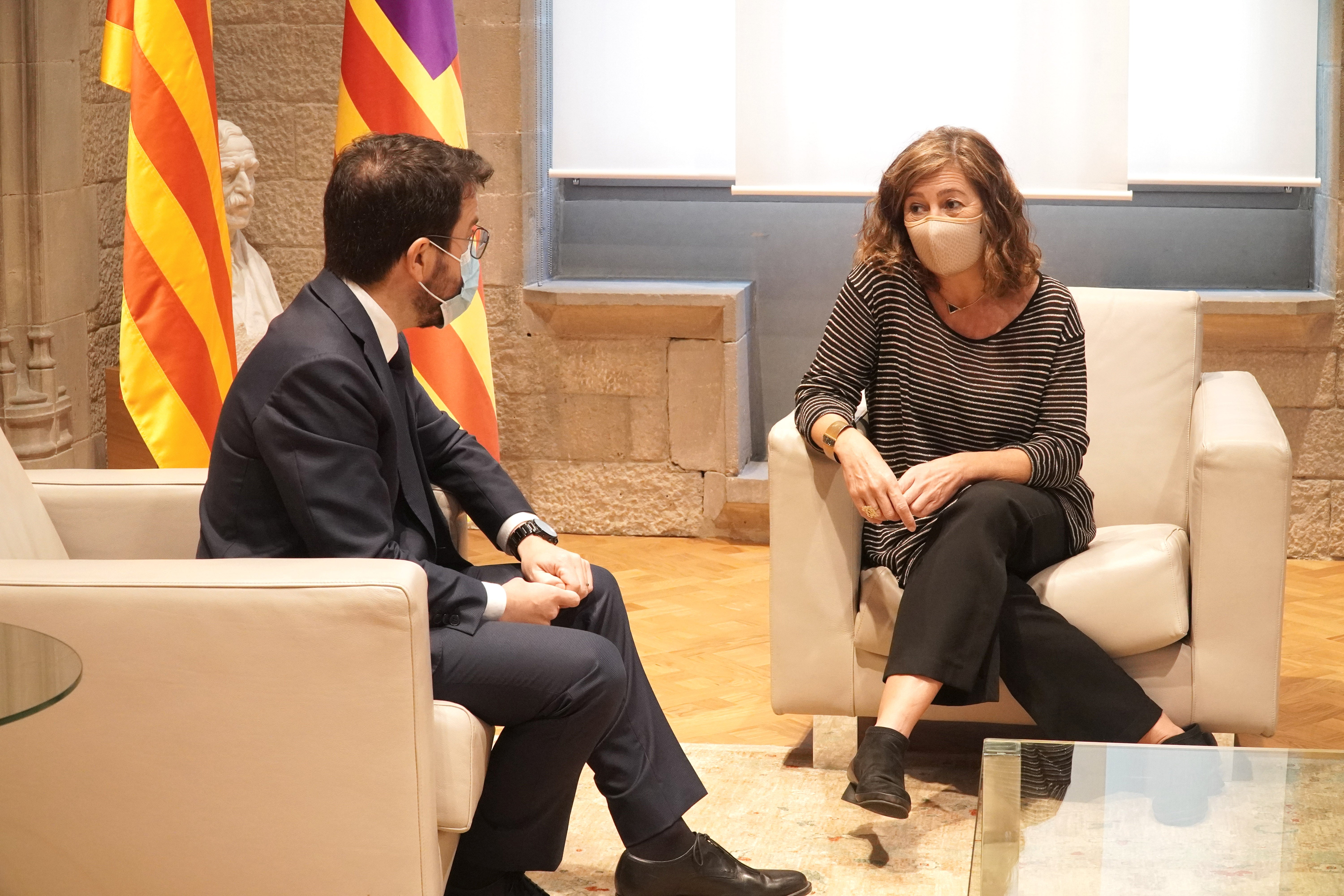 Armengol insta a Cataluña a trabajar conjuntamente contra la "infrafinanciación histórica" Armengol insta a Cataluña a trabajar conjuntamente contra la "infrafinanciación histórica"
