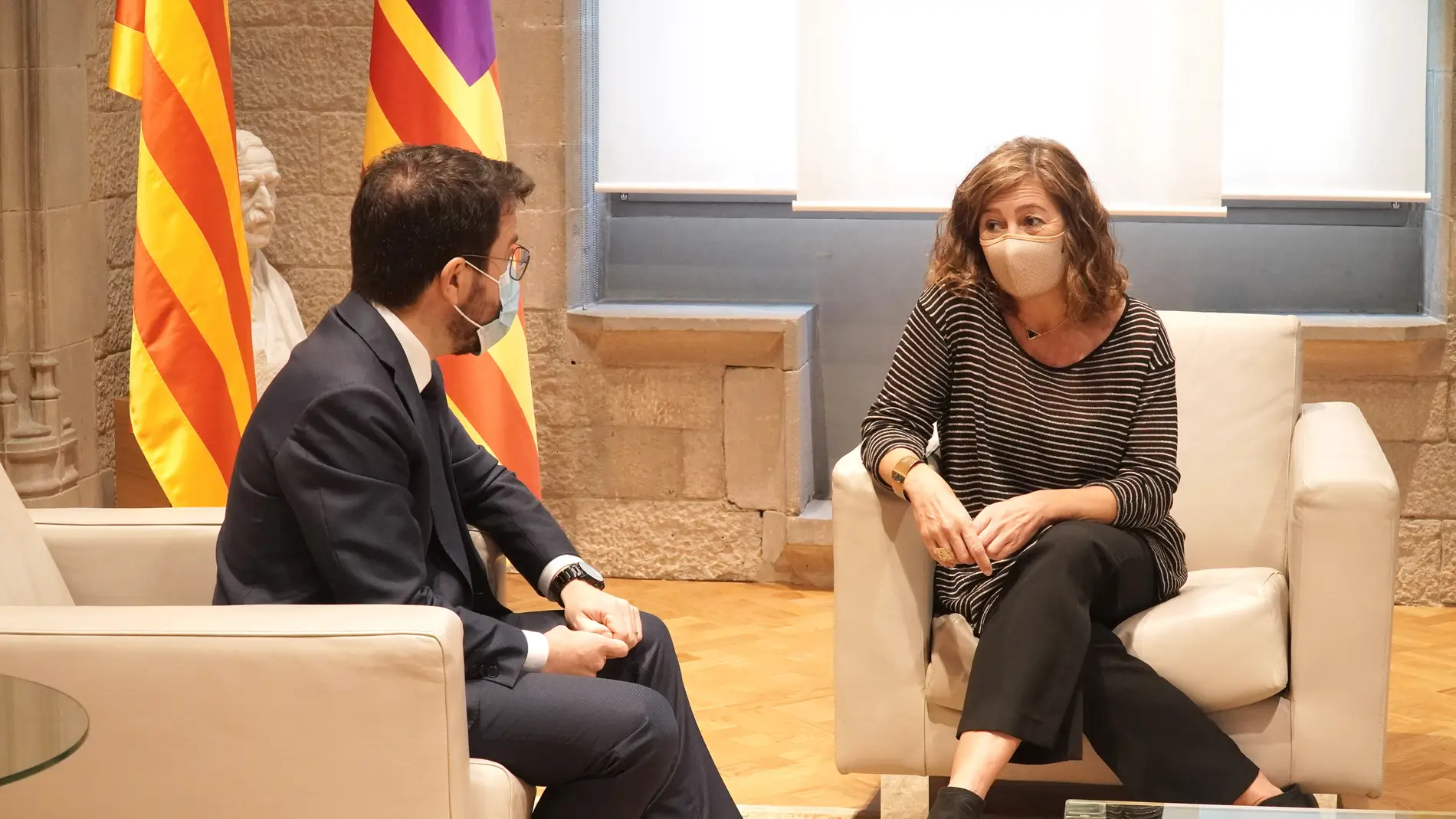 Armengol insta a Cataluña a trabajar conjuntamente contra la "infrafinanciación histórica"