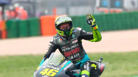 El piloto italiano Valentino Rossi El piloto italiano Valentino Rossi