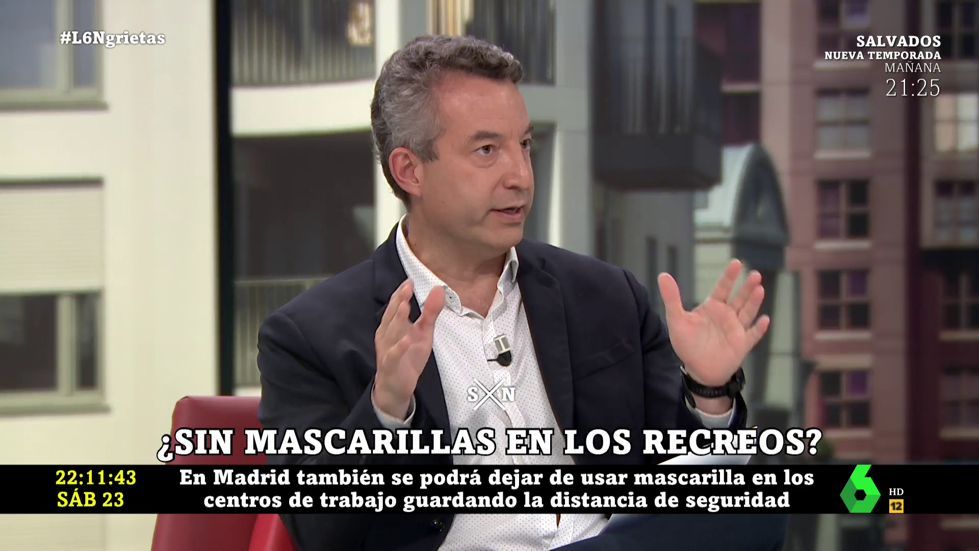 La advertencia de César Carballo sobre las mascarillas: "Volvemos a cometer los mismos errores" La advertencia de César Carballo sobre las mascarillas: "Volvemos a cometer los mismos errores"