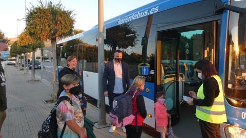 Bus escolar La Nuc&iacute;a