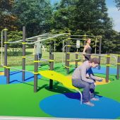 O parque de Reza contará cunha zona deportiva de adestramento de calistenia “street workout”