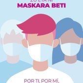 Campaña del Gobierno Vasco para fomentar el uso de la mascarilla 