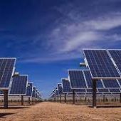 Imagen de archivo de una planta fotovoltaica.