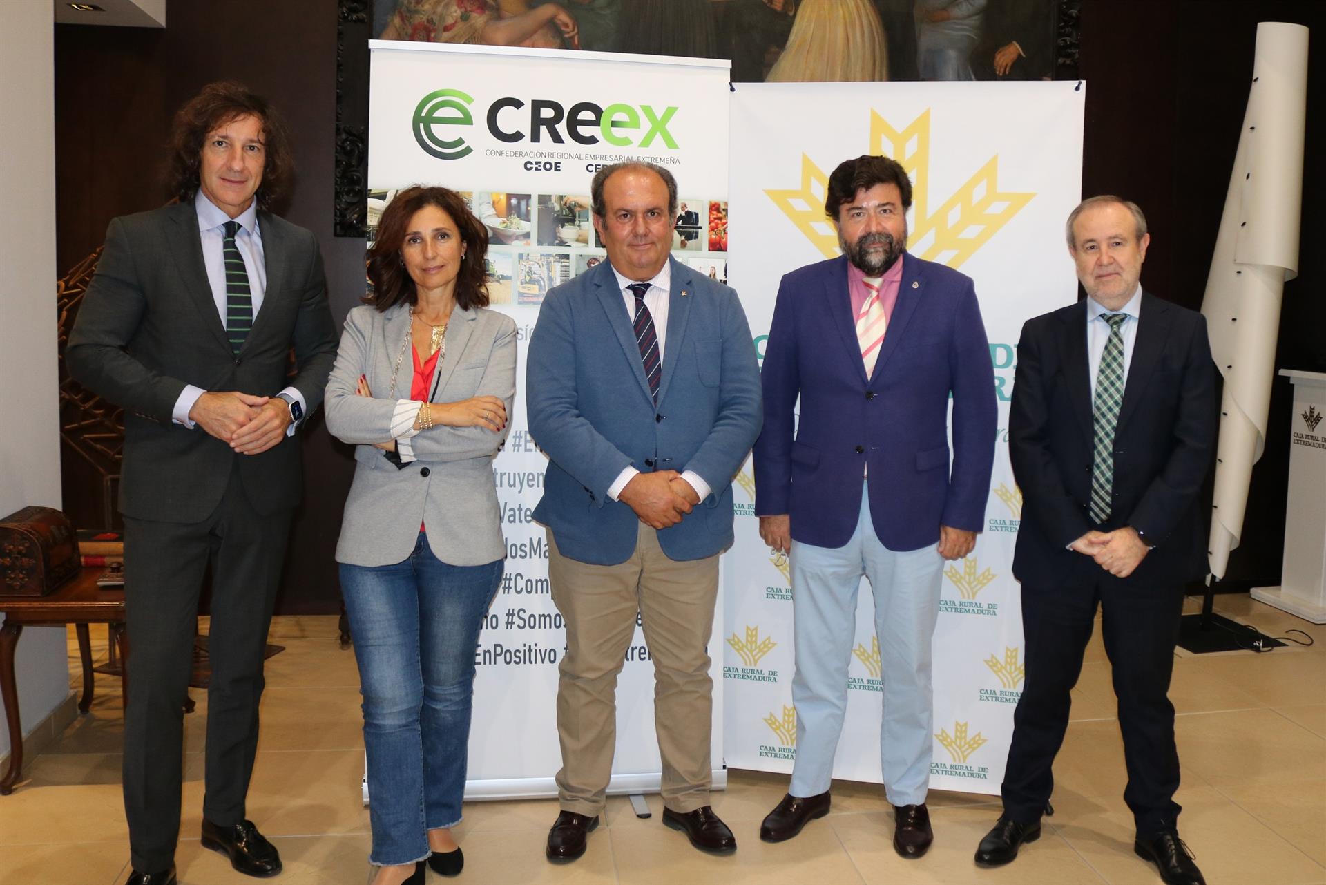 Caja Rural de Extremadura renueva su colaboración con la Creex para apoyar al tejido empresarial de la región Caja Rural de Extremadura renueva su colaboración con la Creex para apoyar al tejido empresarial de la región