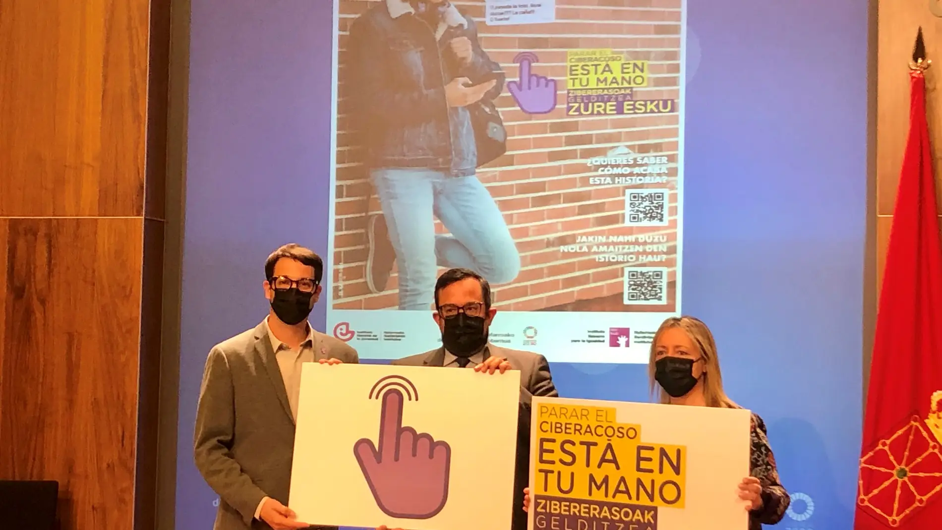 Navarra pone en marcha una nueva campaña de prevención: “Parar el ciberacoso está en tu mano”