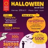 Programa de actividades del CCA para Halloween