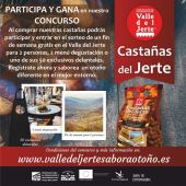 La campaña "Saboreando el otoño" promociona el Valle del Jerte con la castaña como protagonista