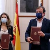 Raquel Sánchez y Vara firman el acuerdo de cesión de la Avenida Martín Palomino y la Avenida España de Plasencia